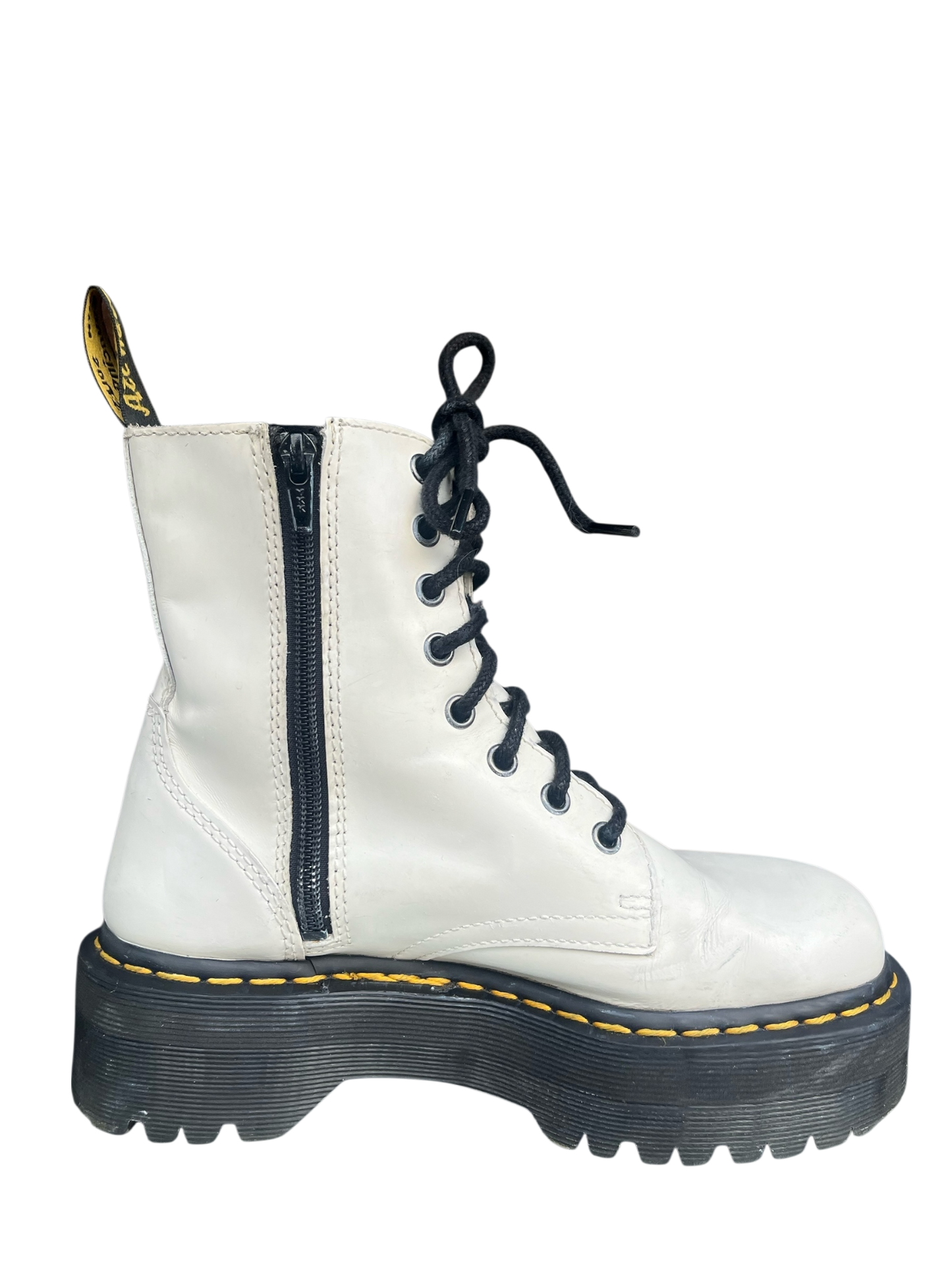Dr. Martens Jadon platform wit