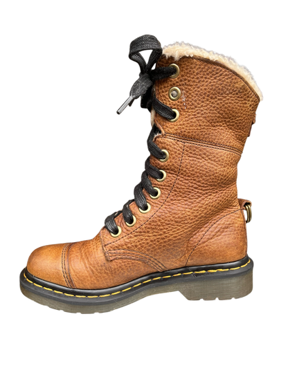 Dr. Martens Aimilita Grizzly fur lined