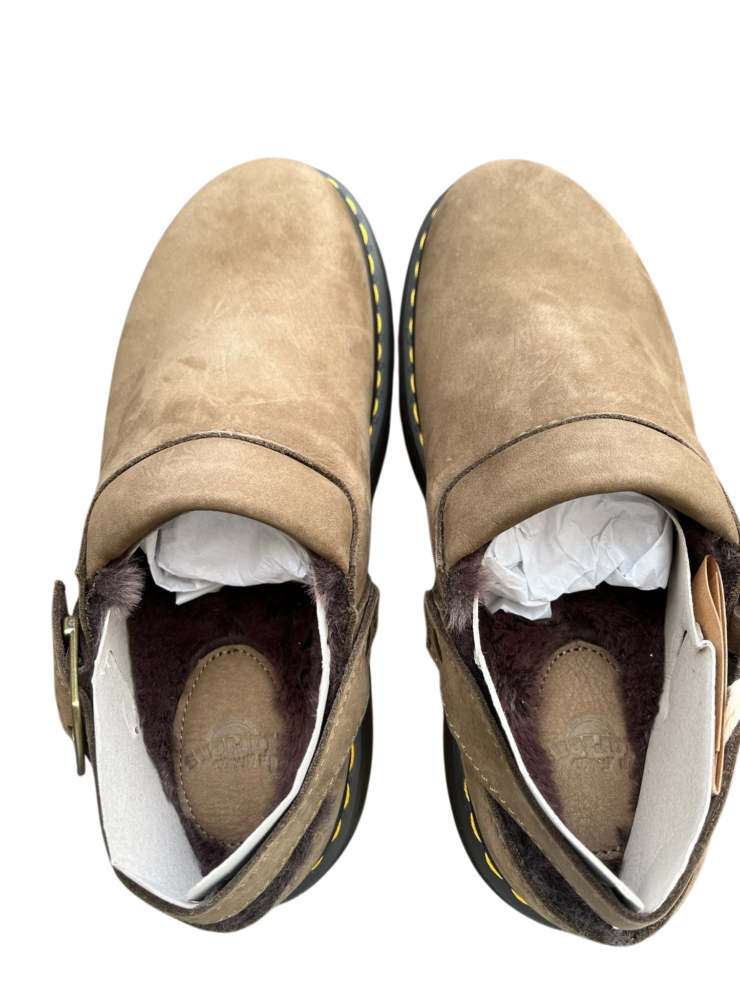 Dr. Martens Laketen fur lined mules