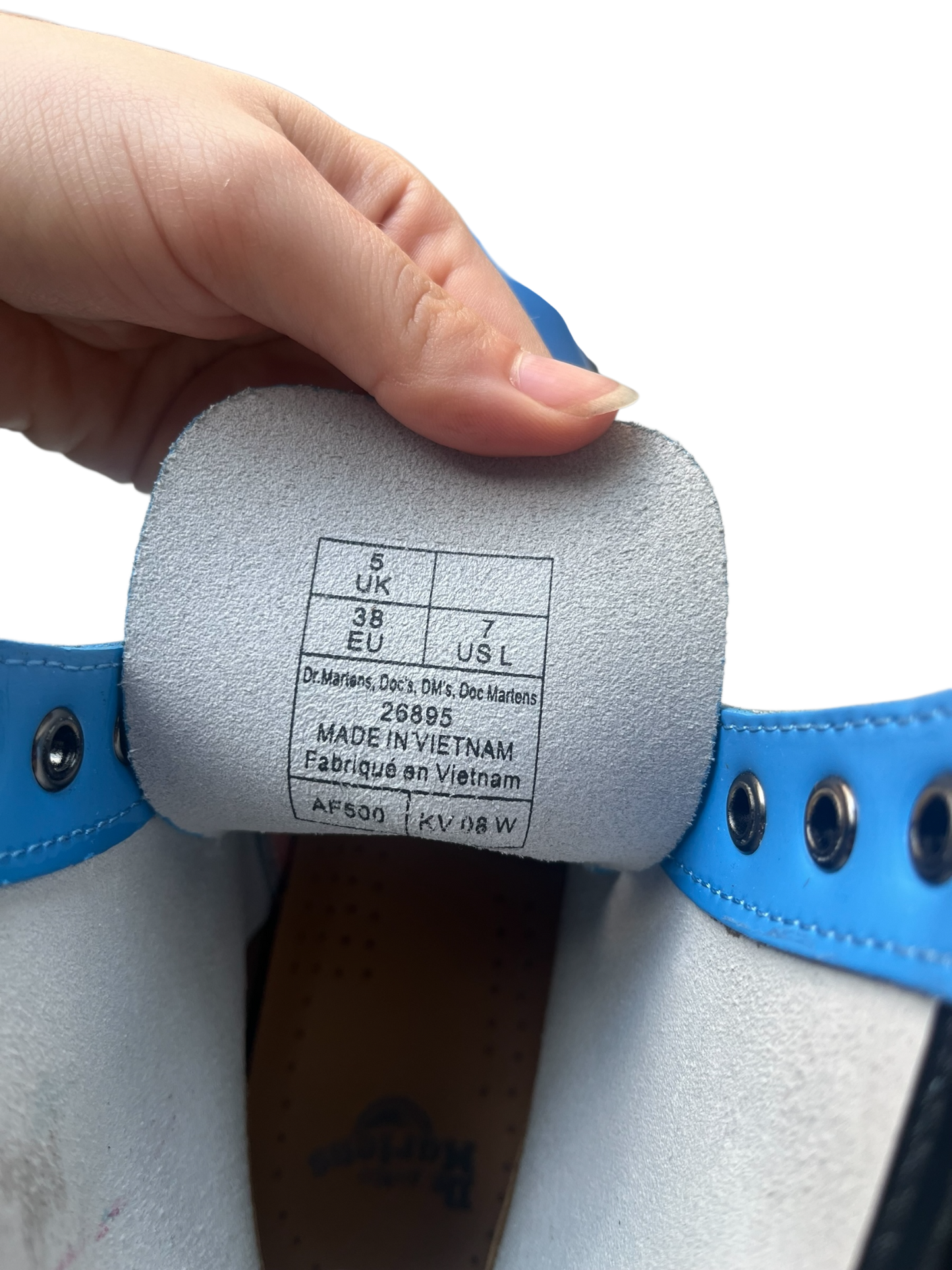 Dr. Martens 1460 Blue patent