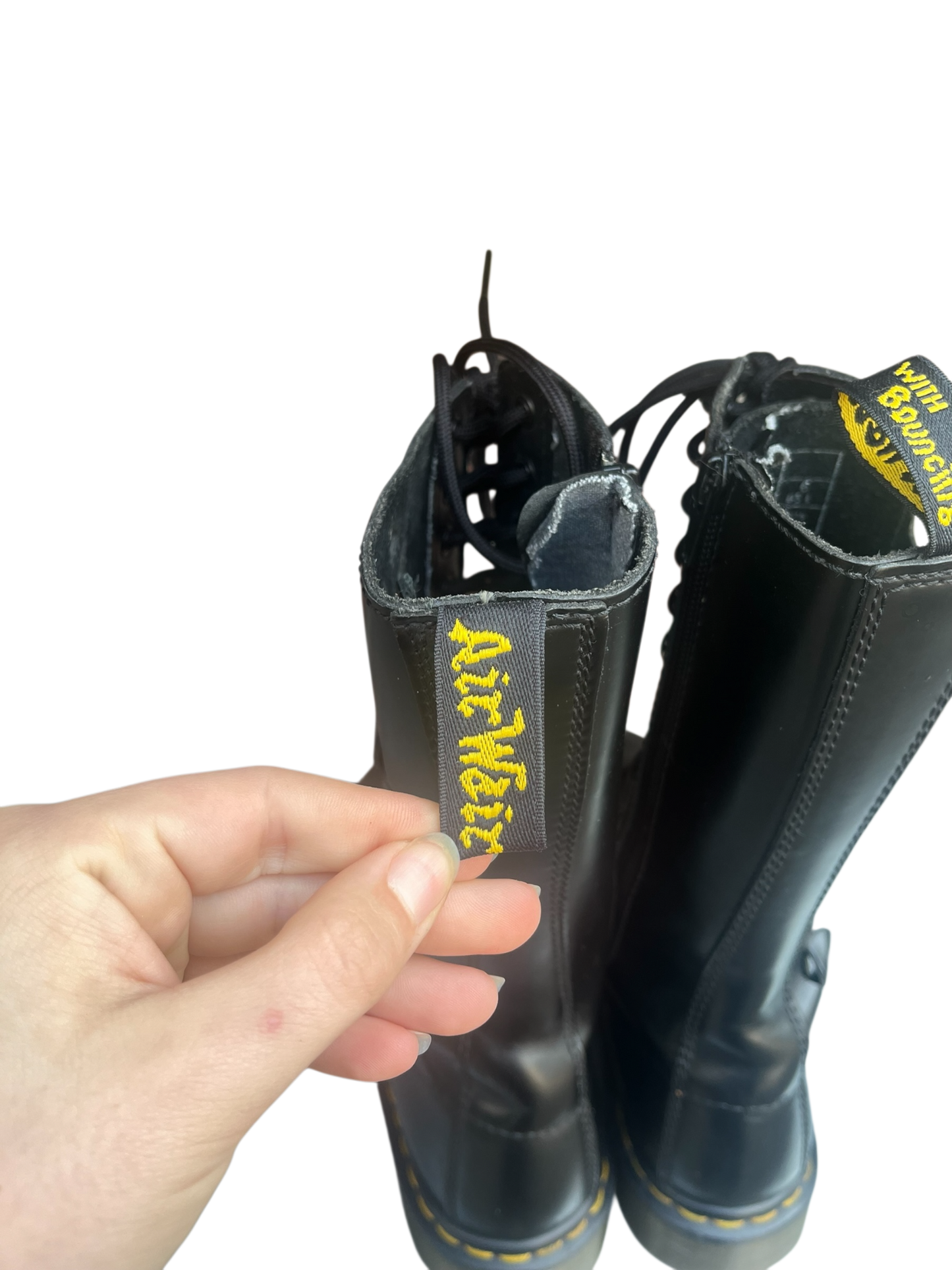 Dr. Martens Rosie cut-out mid calf boots