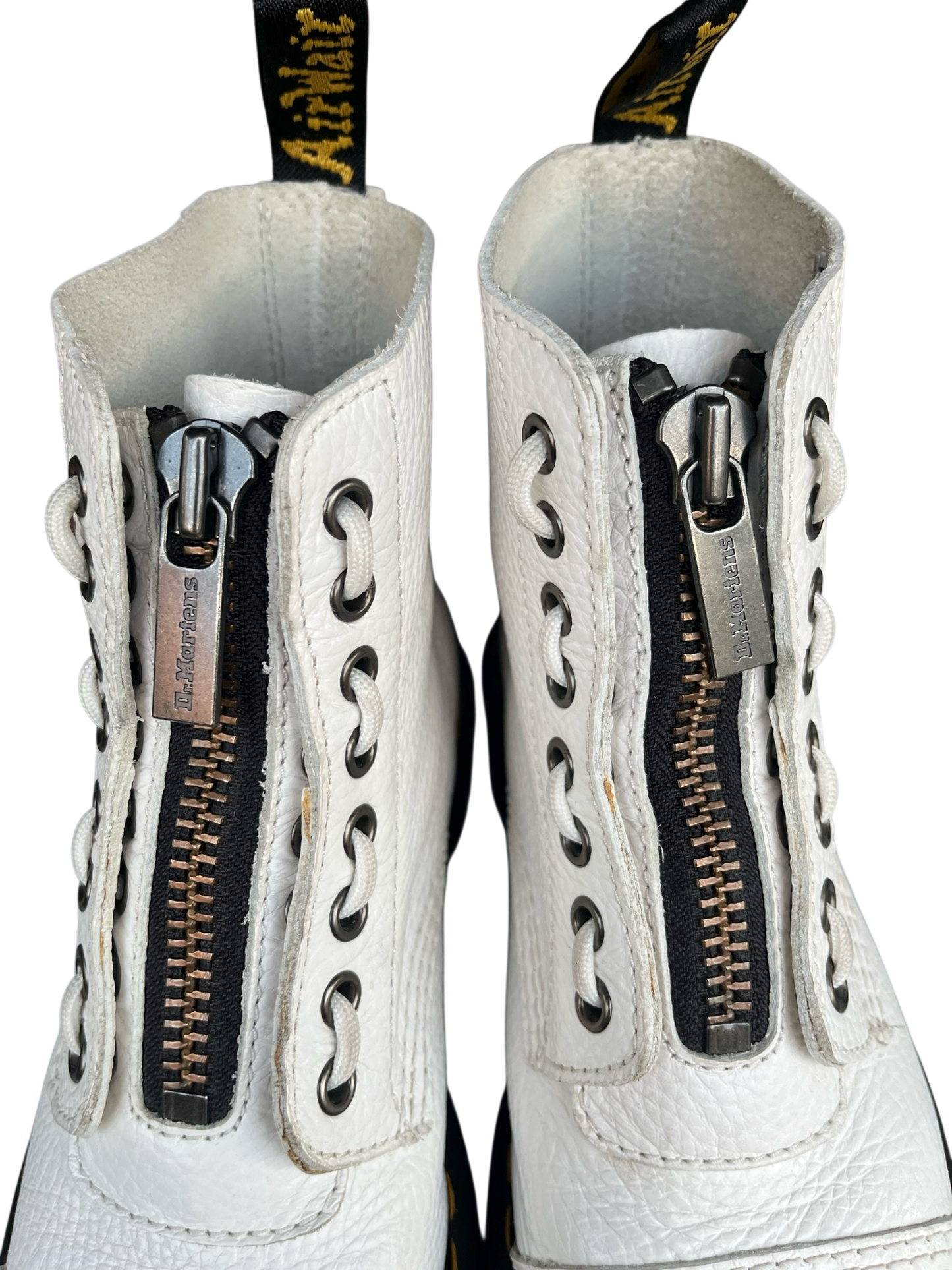 Dr. Martens Sinclair platform wit