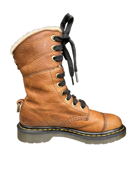 Dr. Martens Aimilita Grizzly fur lined