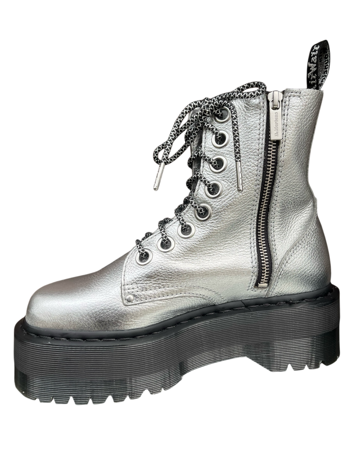 Dr. Martens Jadon Max silver metallic