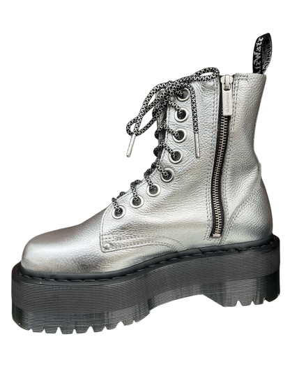 Dr. Martens Jadon Max silver metallic