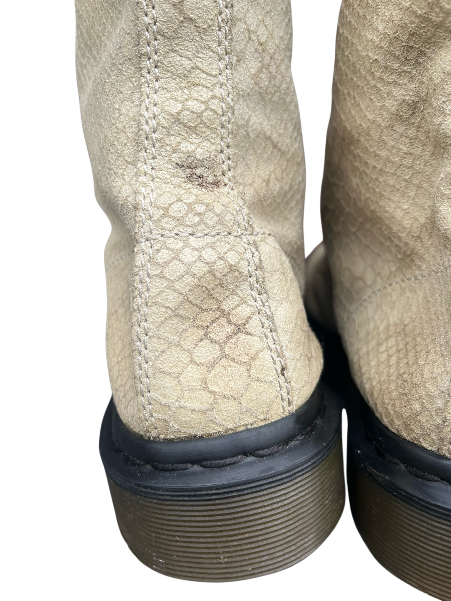 Dr. Martens 1460 Ivory suède snakeskin