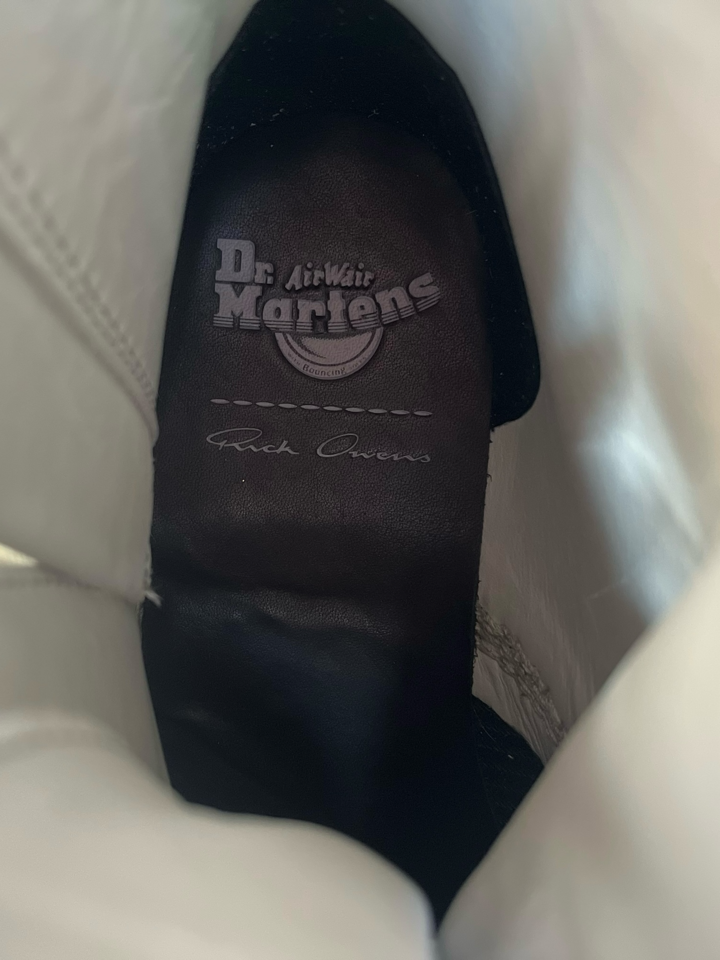 Dr. Martens 1918 Rick Owens hair-on