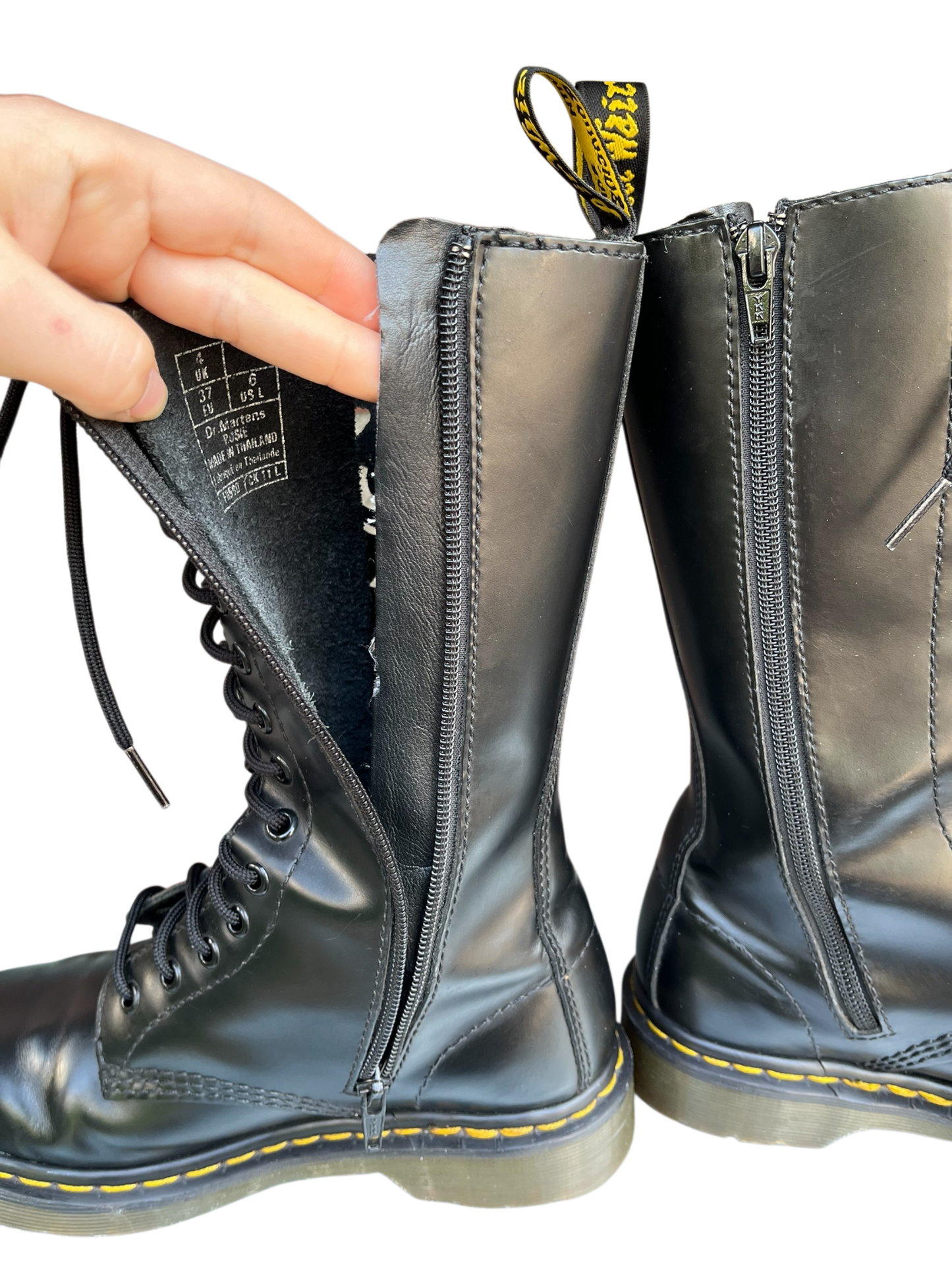 Dr. Martens Rosie cut-out mid calf boots