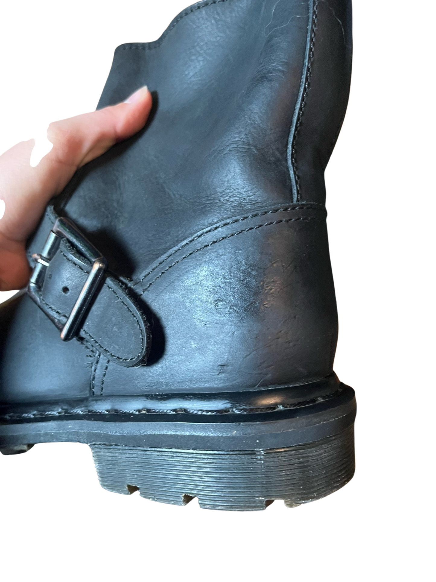 Dr. Martens Meg slip on biker boots