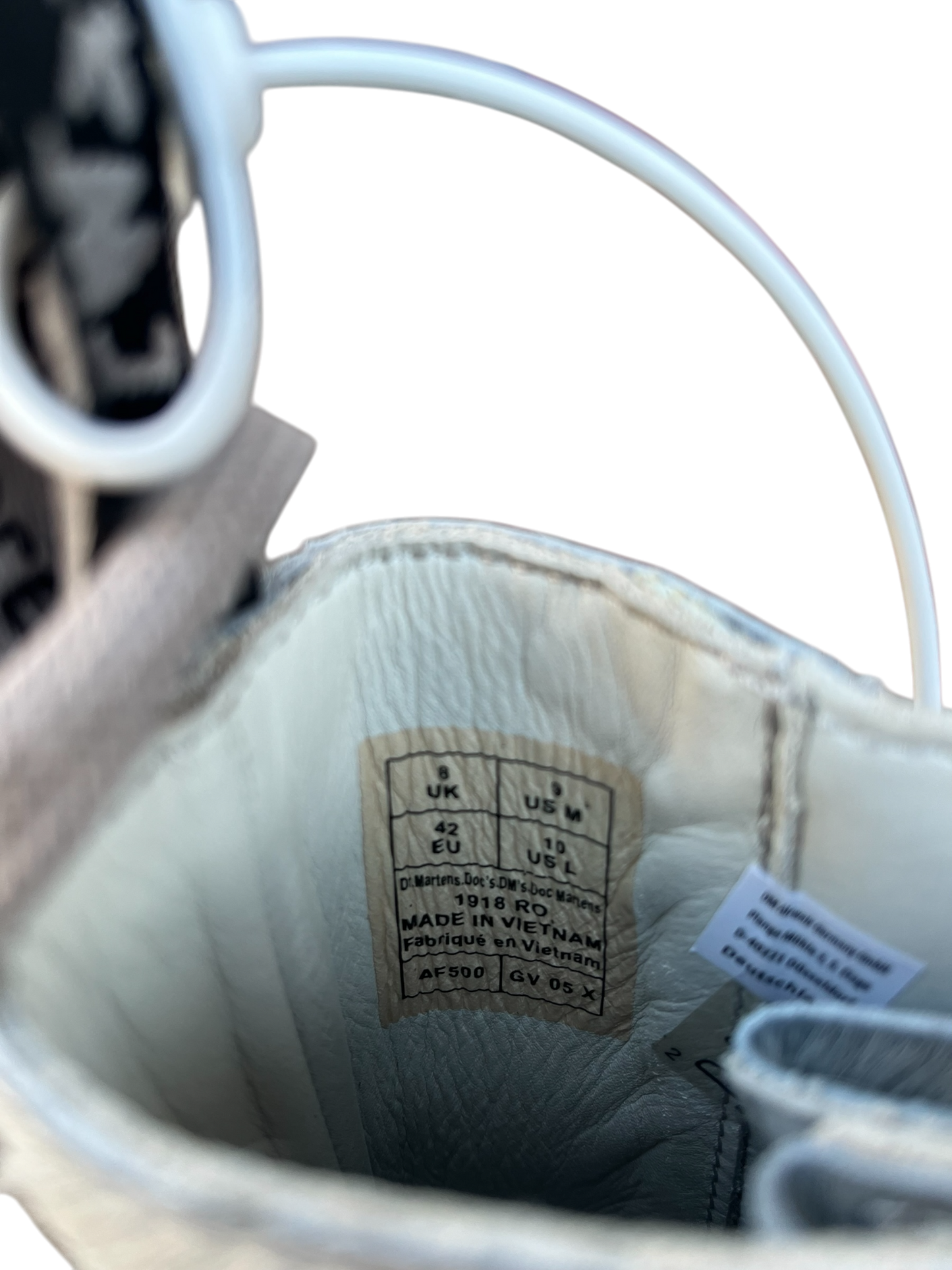 Dr. Martens 1918 Rick Owens hair-on