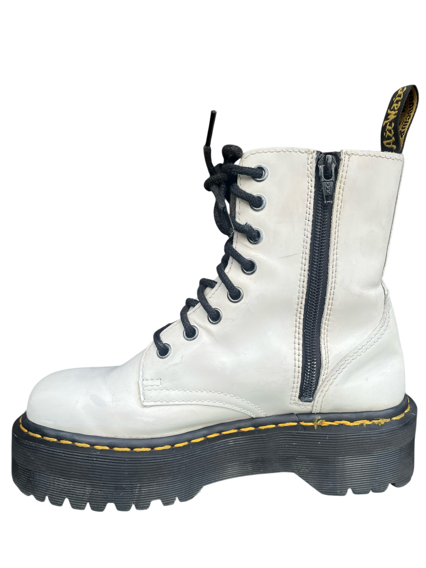 Dr. Martens Jadon platform wit