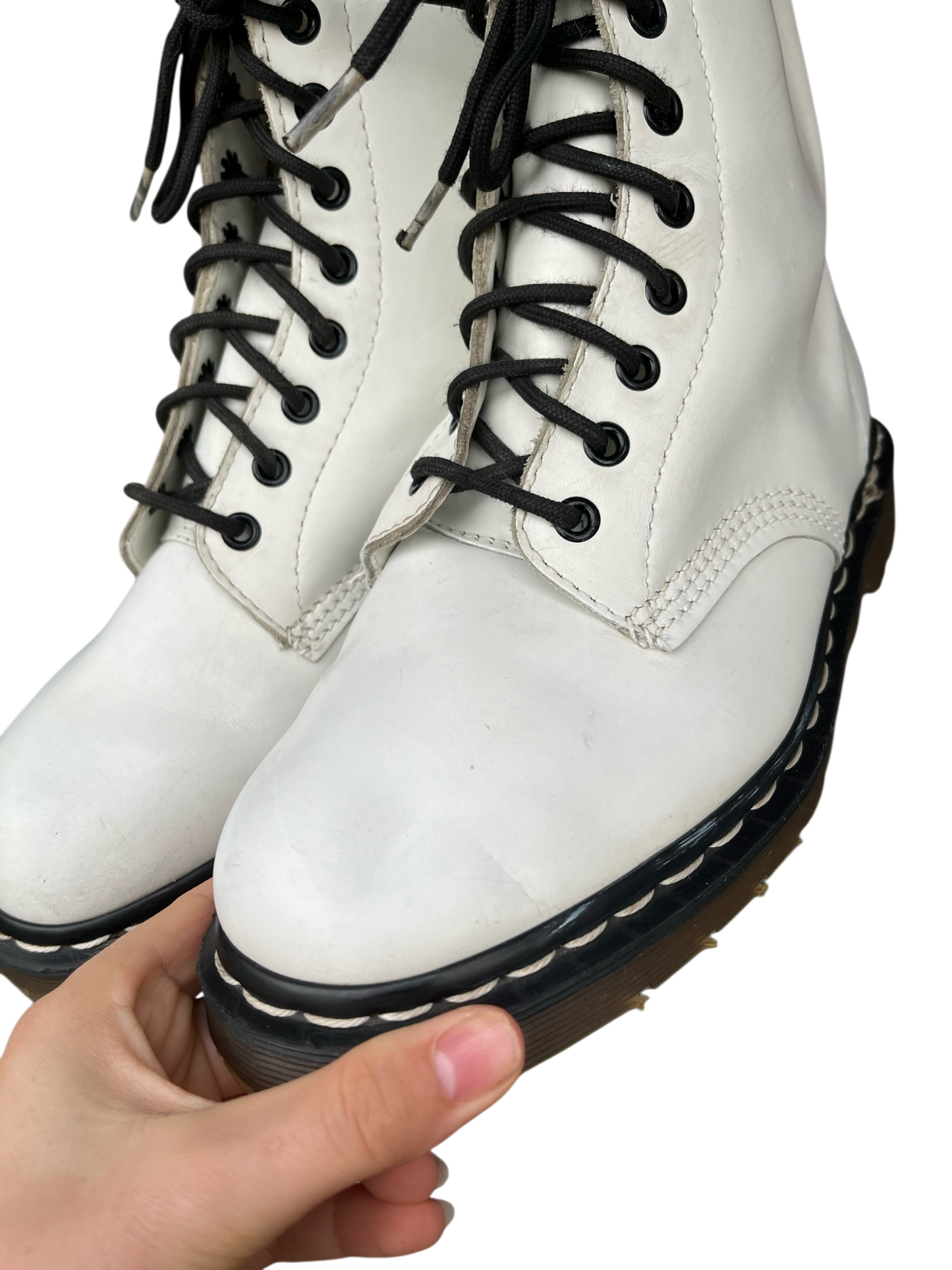 Dr. Martens 1460 MIE White stitch
