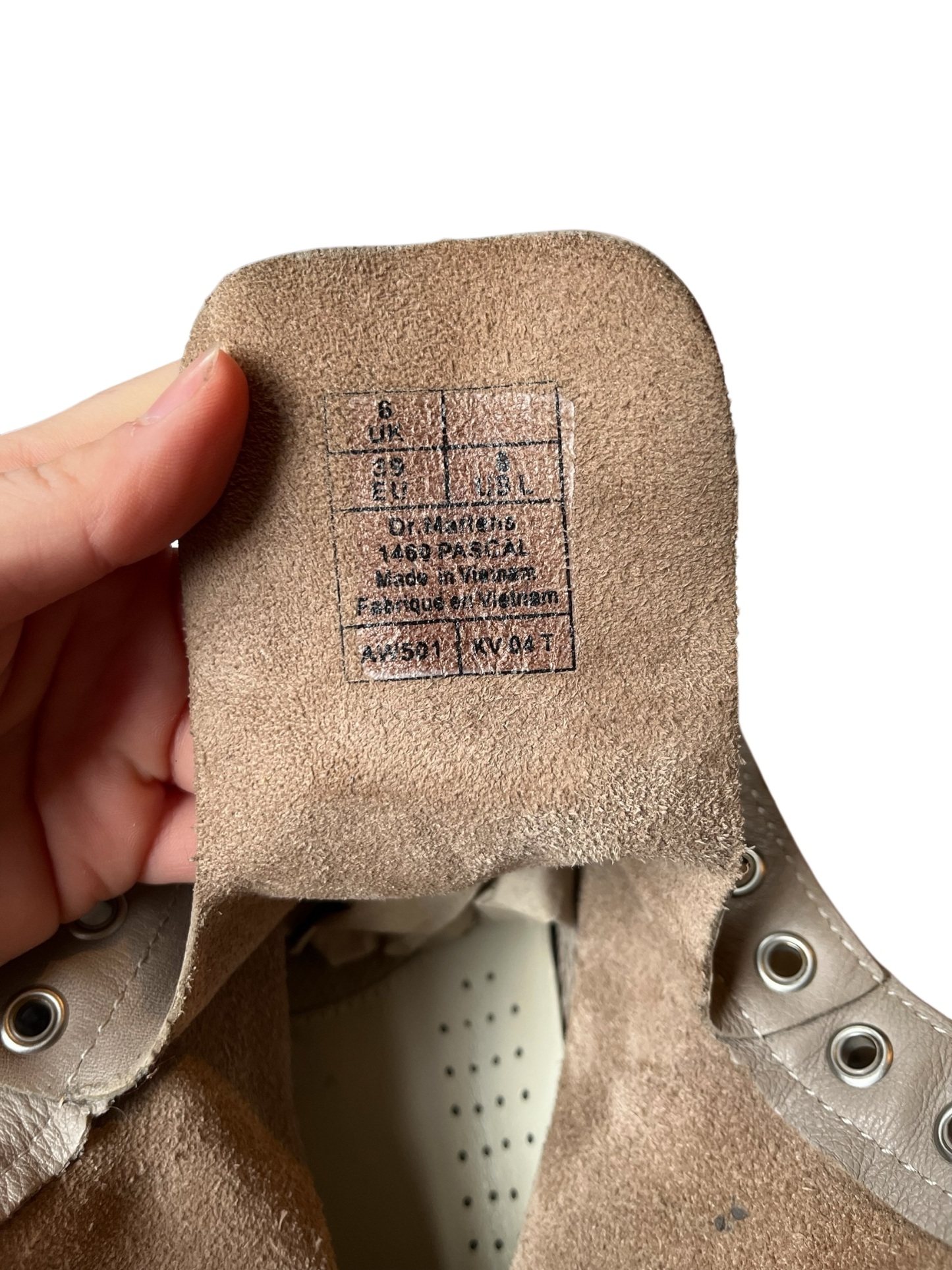 Dr. Martens 1460 Pascal Virginia grijs