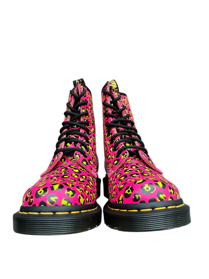 Dr. Martens 1460 Leopard Clash pink