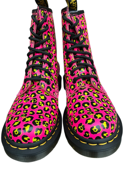 Dr. Martens 1460 Leopard Clash pink