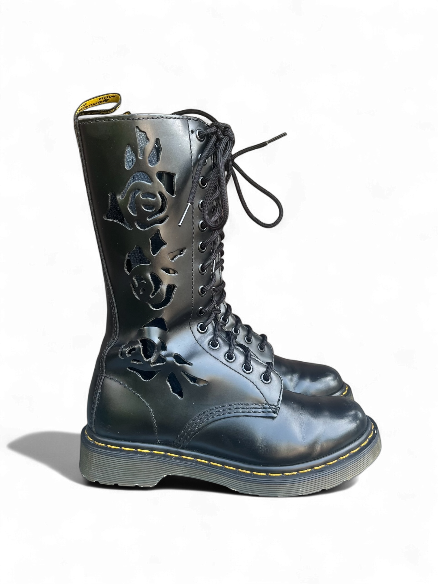 Dr. Martens Rosie cut-out mid calf boots