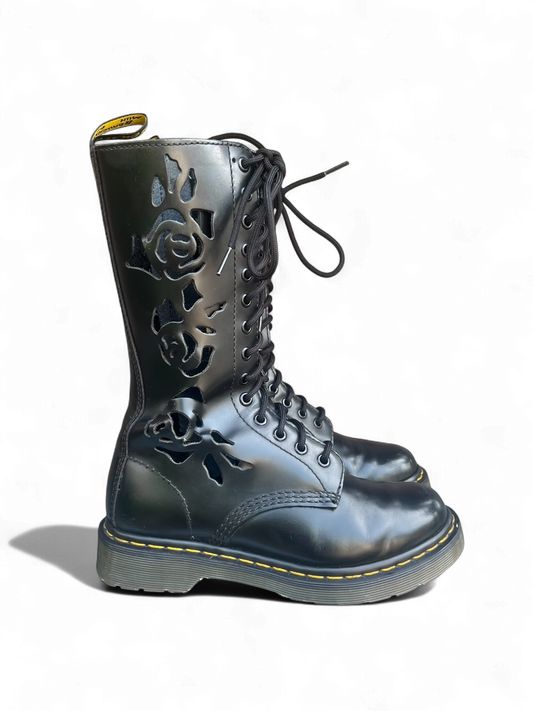 Dr. Martens Rosie cut-out mid calf boots