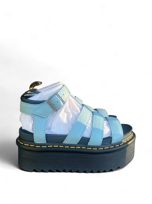 Dr. Martens Blaire Quad platform sandals - Card blue