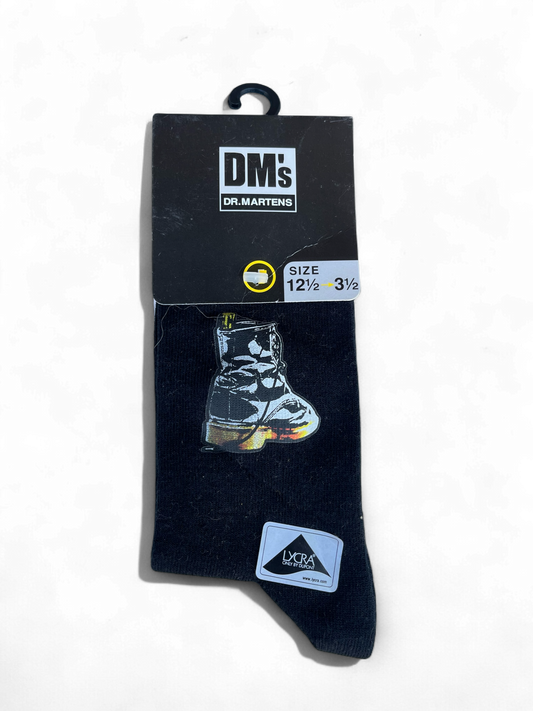 DM’s vintage kindersokken met print zwart