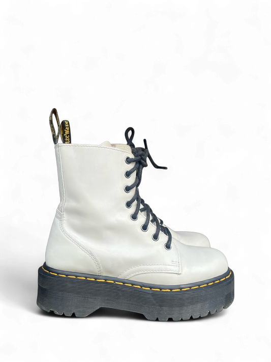 Dr. Martens Jadon platform wit