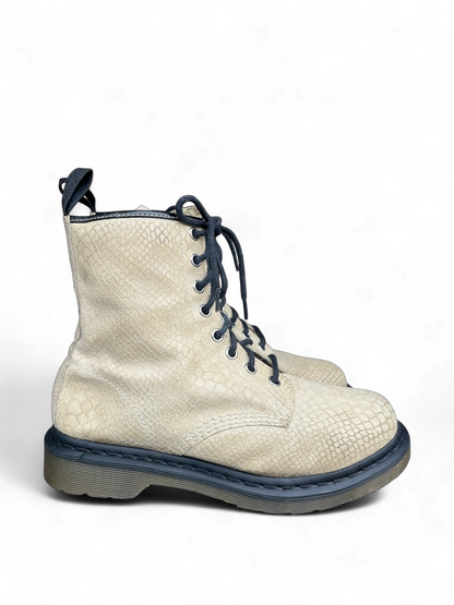 Dr. Martens 1460 Ivory suède snakeskin