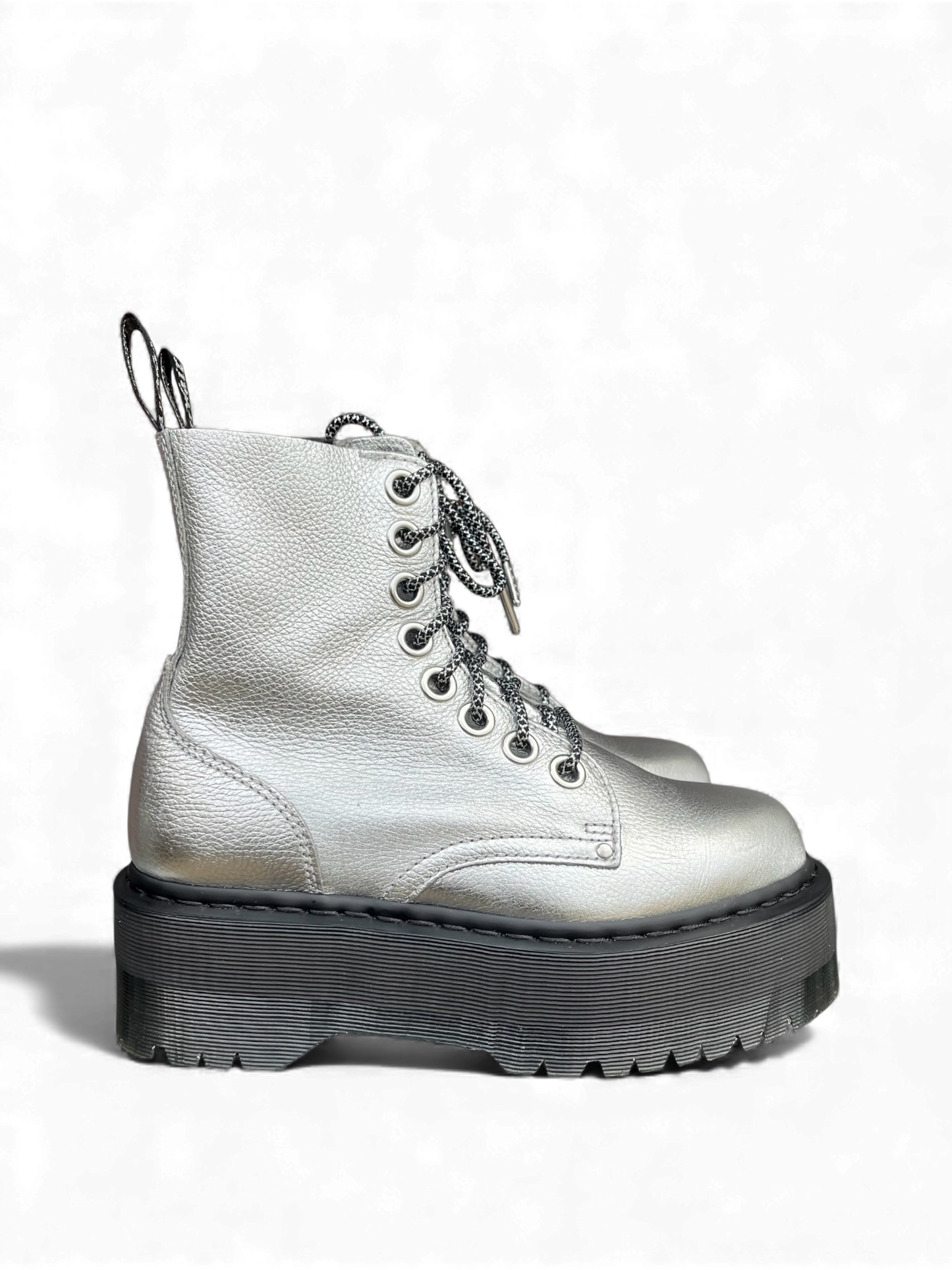 Dr. Martens Jadon Max silver metallic