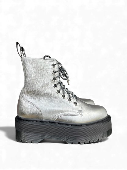 Dr. Martens Jadon Max silver metallic