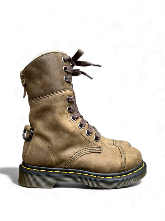 Dr. Martens Aimilita fur lined khaki