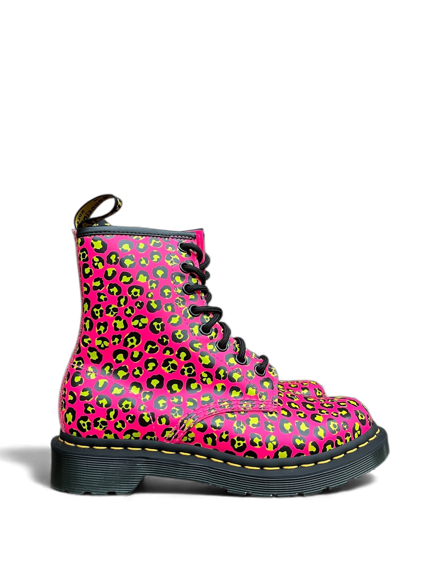 Dr. Martens 1460 Leopard Clash pink