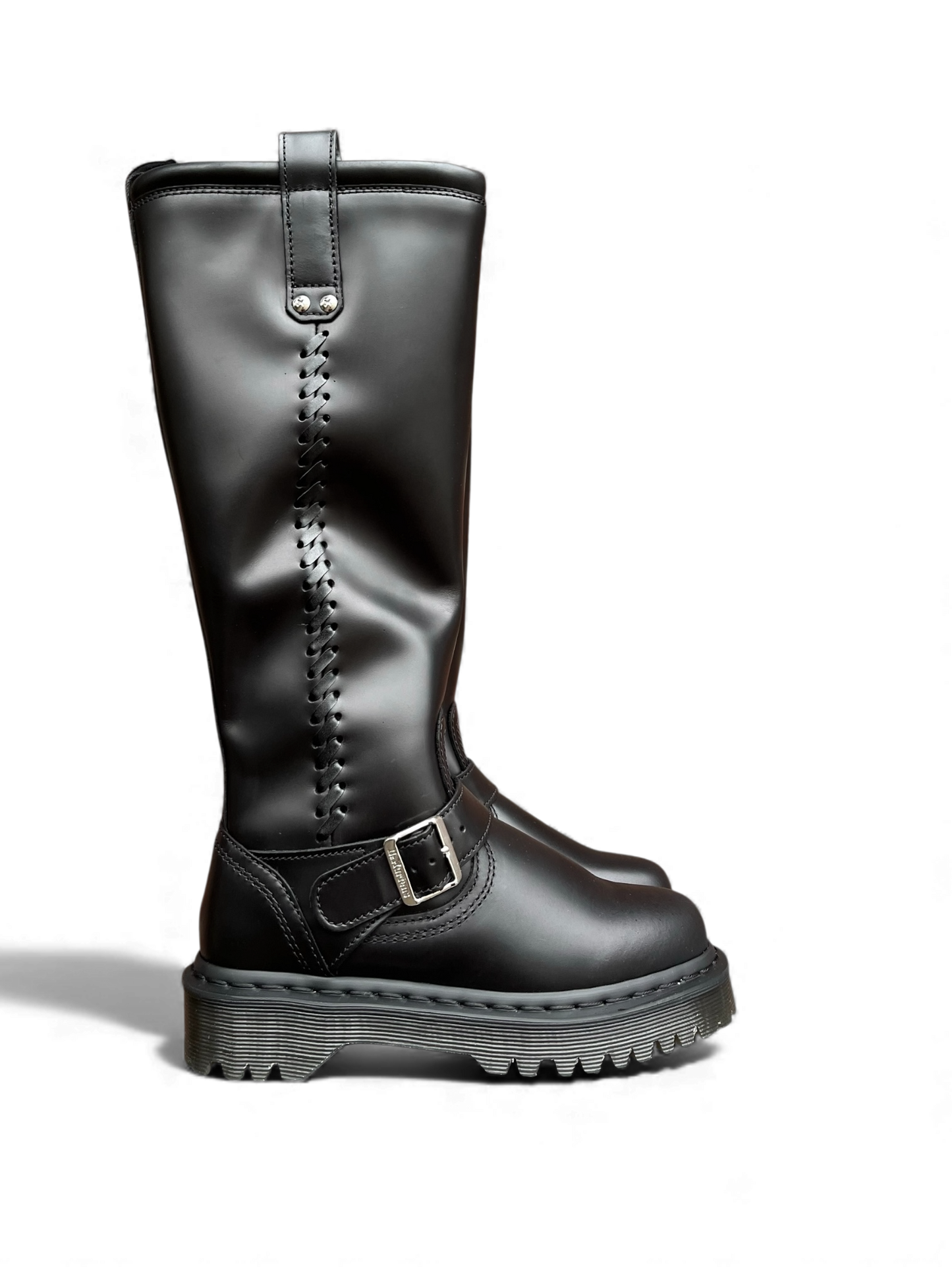 Dr. Martens Anistone biker knee high