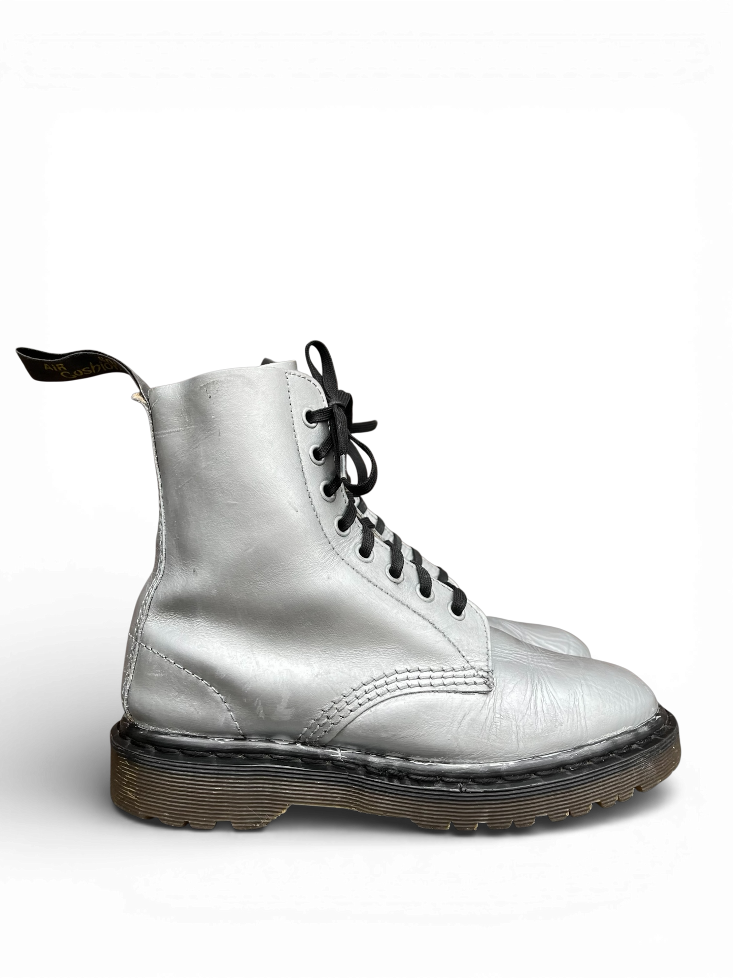 Dr. Martens 1460 MIE Silver ankle boots