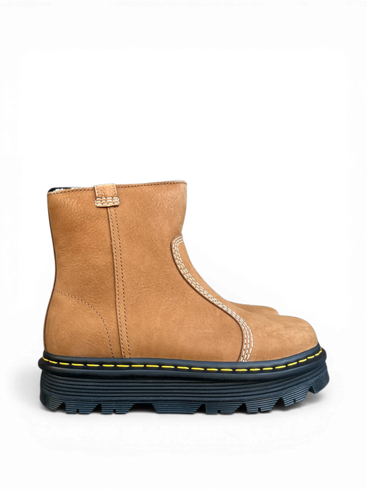 Dr. Martens Zebzag Rigger fur lined boots