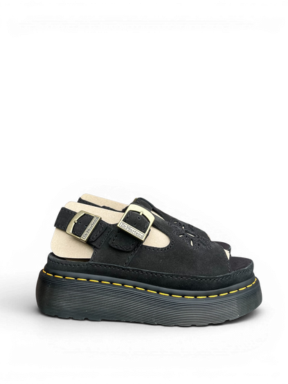 Dr. Martens Dunnet flower suede sandals