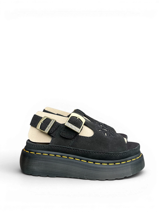 Dr. Martens Dunnet flower suede sandals