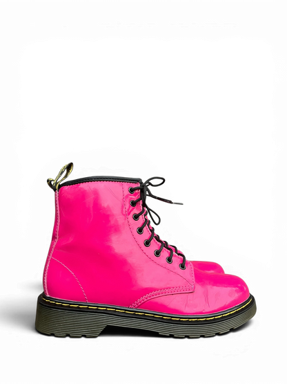 Dr. Martens 1460 J Patent pink leather boots