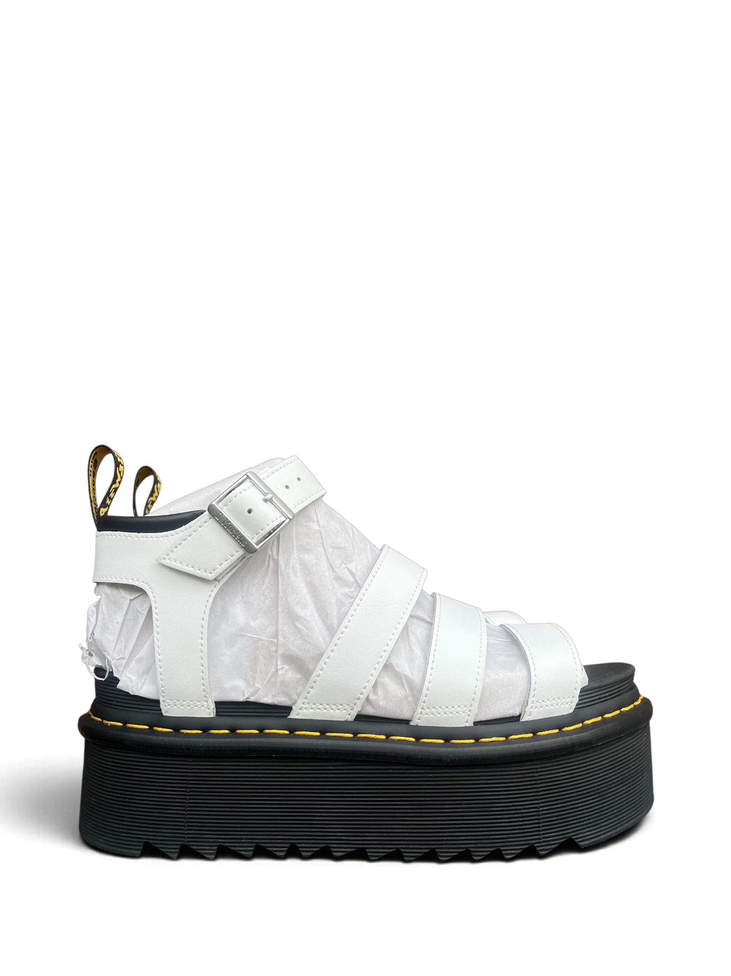 Dr. Martens Blaire Quad platform sandals - white